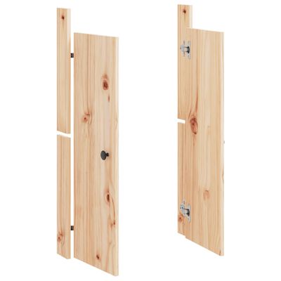 vidaXL Uși de bucătărie de exterior, 50x9x82 cm, lemn masiv de pin