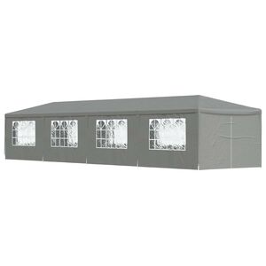 vidaXL Cort pentru Petreceri 1200 x 300 x 255 cm Gri deschis
