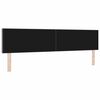 vidaXL Tăblie cap cu headboard Gri deschis 200 cm Piele artificială