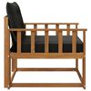 vidaXL Set de canapele de exterior Lemn solid de Acacia și Textilene