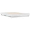 vidaXL Cadru de pat, alb, 120x200 cm, lemn prelucrat