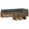 vidaXL Set de canapele de exterior 7 buc.