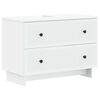 vidaXL Dulap pentru Chiuveta de Baie EDE Alb 82 x 41 x 59 cm