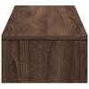 vidaXL Suport monitor cu sertare, stejar maro, 100x27x15 cm, lemn