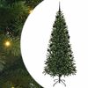 vidaXL Brad de Crăciun artificial Verde 210 cm PE și PVC