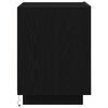 vidaXL Dulap de noapte Stejar Negru 45 x 40 x 55 cm Lemn compozit
