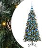 vidaXL Brad de Crăciun artificial Verde 120 cm PVC, plastic și oțel