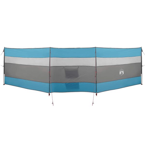 vidaXL Paravan de camping, albastru, 508x130 cm, impermeabil