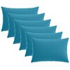 vidaXL Husă pentru pernă 6 pcs HEERLEN Albastru deschis 50 x 70 cm