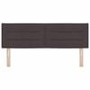 vidaXL Tăblie cap Altele cu headboard Maro &icirc;nchis 140 cm țesătură