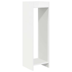 vidaXL Suport pentru plante Alb 30 x 30 x 100 cm Lemn prelucrat