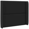 vidaXL Ureche pentru Tăblie Negru 80 x 16 x 4 cm PVC