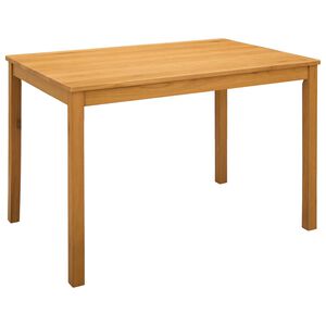 vidaXL Masă de dining 110 x 75 x 75 cm Lemn de stejar masiv natural