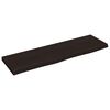 vidaXL Blat de baie, maro &icirc;nchis, 100x30x(2-4) cm, lemn masiv tratat