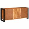 vidaXL Cabinet TV cu raft Maro 120 x 33 x 50 cm lemn masiv de acacia
