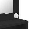 vidaXL Mese de toaletă pentru dormitor Negru 80 x 39,6 x 135 cm