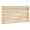 vidaXL Vitrina de colecție din lemn cu 6 rafturi 100x9x55 cm