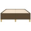 vidaXL Cadru de pat fără saltea țesătură maro 120x190 cm țesătură