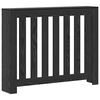 vidaXL Capac pentru radiator Stejar Negru 104 x 20 x 82 cm