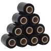 vidaXL Filme extensibile 10 buc Negru 23 &micro;m 10 cm x 300 m
