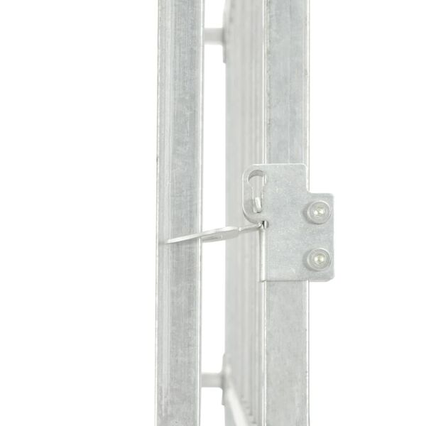 vidaXL Padoc de exterior cu acoperiș pentru câini, 150x150x200 cm