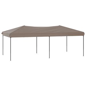 vidaXL Cort pliabil pentru petreceri, gri taupe, 3x6 m