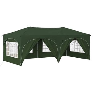 vidaXL Cort de Petrecere Pop-up 575 x 288 x 245 cm Verde