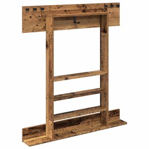 vidaXL Suport pentru tacuri de biliard Lemn prelucrat 93 x 12 x 103 cm