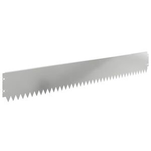 vidaXL Margine pentru gazon 20 pcs 103 x 15 cm Oțel Argintiu