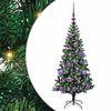 vidaXL Pom de Crăciun artificial pre-iluminat cu 150 LED Verde 120 cm