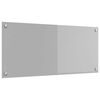 vidaXL Panou de bucătărie Gri deschis 90 x 40 cm sticlă securizată