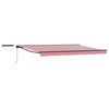 vidaXL Cort electric retractabil Roșu, Alb, Antracit 5 x 3 m