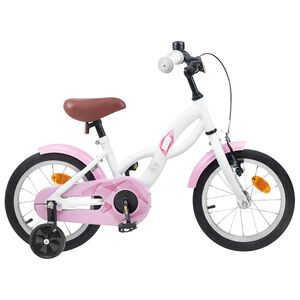 vidaXL Bicicletă pentru Copii 12 Inci pentru 2-4 ani Alb