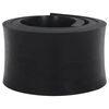 vidaXL Margine de cauciuc pentru plug de zăpadă negru 200x15x2 cm