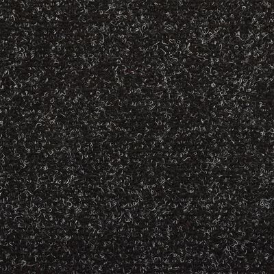 vidaXL Covorașe scări, 10 buc., negru, 65x25 cm, cusătură punch