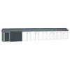 vidaXL Cușcă pentru păsări Antracit 844 x 103 x 142 cm Oțel Galvanizat