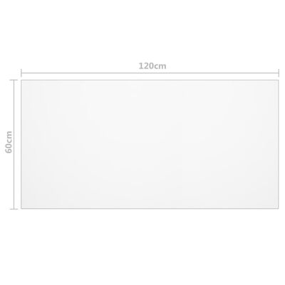 vidaXL Folie de protecție masă, mat, 120 x 60 cm, PVC, 2 mm