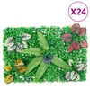 &nbsp;vidaXL Gard din plante artificiale,&nbsp;24 buc., verde, 40x60 cm