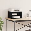 vidaXL Suport pentru imprimantă, negru, 40x32x22,5 cm, lemn prelucrat