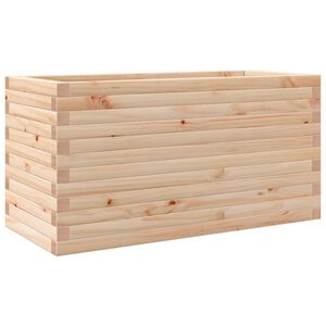 vidaXL Jardinieră de grădină, 90x40x45,5 cm, lemn masiv de pin
