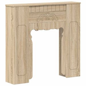 vidaXL Cadru pentru șemineu Stejar Sonoma 93 x 20 x 89 cm