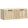 vidaXL Oglindă TV montată pe perete Stejar Sonoma 78,5 x 31 x 30 cm
