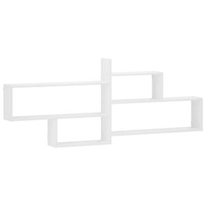 vidaXL Raft de perete Alb 168.5 x 17 x 68 cm Lemn prelucrat