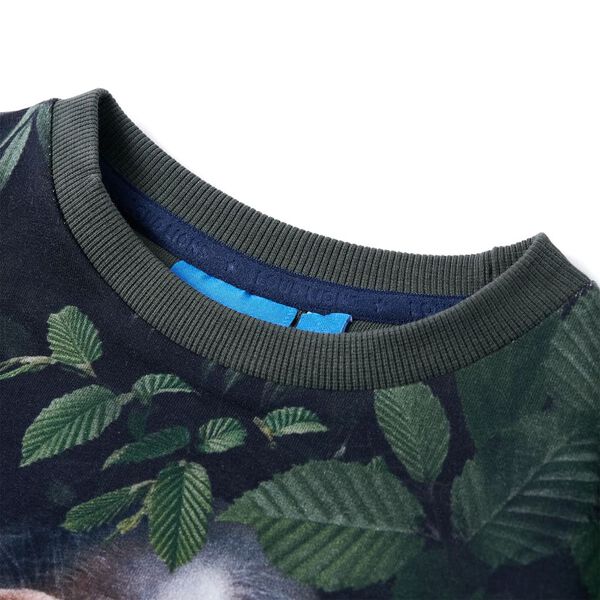 Bluzon pentru copii, kaki &icirc;nchis, 92