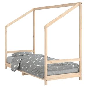 vidaXL Cadru de pat pentru copii, 80x200 cm, lemn masiv de pin