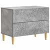 vidaXL Noptieră Gri Beton 62 x 34,5 x 48 cm Lemn prelucrat