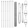 vidaXL Fixare pentru gard hexagonal 10 x 1,6 m Oțel Galvanizat Plasă
