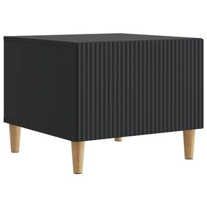 vidaXL Masă de cafea cu sertar Negru 49 x 50 x 40 cm Lemn prelucrat