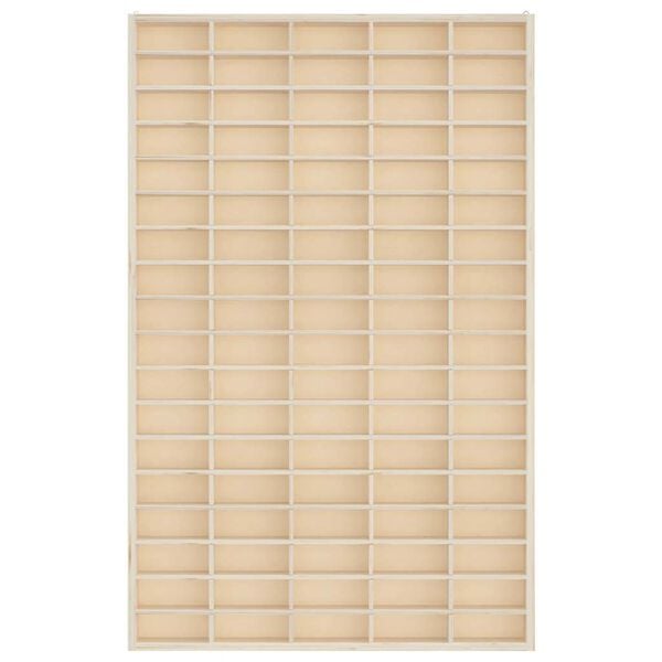vidaXL Vitrină de colecționar din lemn cu 90 de compartimente 50,5x4,5x79 cm