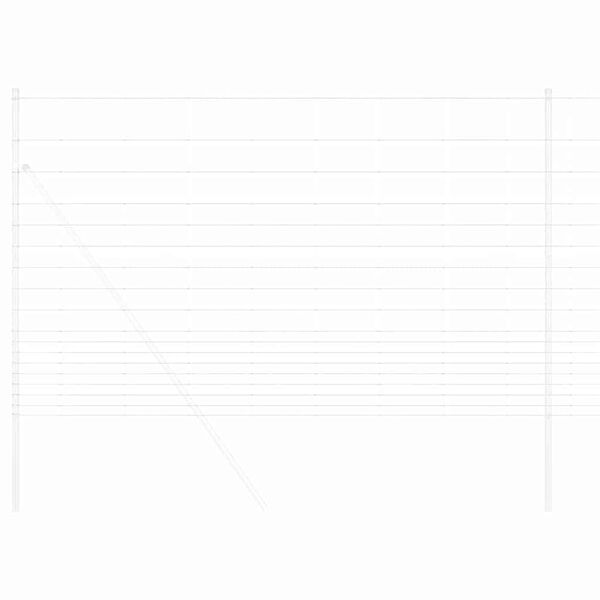 vidaXL Gard pentru câmp Gri 1.5 x 10 m Oțel